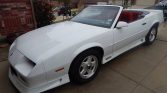 White 1992 Chevrolet Camaro Convertible RS low miles For Sale (2)
