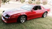 3rd gen red 1990 Chevrolet Camaro Iroc-z For Sale (1)