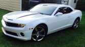 White 5th gen 2010 Chevrolet Camaro V6 automatic For Sale (1)