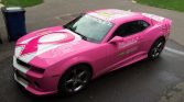 5th gen pink 2013 Chevrolet Camaro low miles V6 For Sale (1)