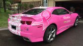 5th gen pink 2013 Chevrolet Camaro low miles V6 For Sale (4)