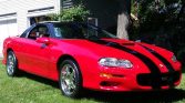 Red 4th gen 2000 Chevrolet Camaro SS SLP T-tops 6spd For Sale (1)