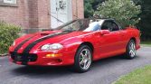 Red 4th gen 2000 Chevrolet Camaro SS SLP T-tops 6spd For Sale (3)