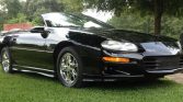 Black on black 2002 Chevrolet Camaro Z28 convertible For Sale (1)