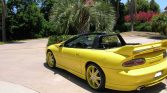Yellow 1994 Chevrolet Camaro Z28 LT1 convertible For Sale (7)