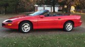 Red 4th gen 1995 Chevrolet Camaro Z28 Convertible For Sale (1)