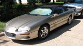 4th gen Pewter 2001 Chevrolet Camaro convertible For Sale (1)