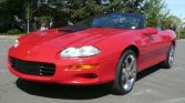 4th gen red 2000 Z28 SS Chevrolet Camaro convertible For Sale (1)