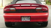 4th gen red 2000 Z28 SS Chevrolet Camaro convertible For Sale (2)