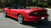 4th gen red 2000 Z28 SS Chevrolet Camaro convertible For Sale (3)