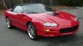 4th gen red 2000 Z28 SS Chevrolet Camaro convertible For Sale (8)
