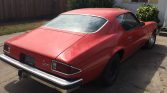 2nd gen red 1974 Chevrolet Camaro 3spd manual For Sale (2)