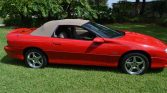Bright Rally Red 2002 Chevrolet Camaro SS automatic For Sale (2)