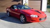 2002 Chevrolet Camaro SS low miles convertible For Sale (3)