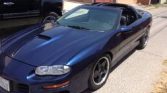 4th gen blue 2001 Z28 Chevrolet Camaro V8 manual For Sale (1)