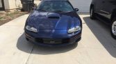 4th gen blue 2001 Z28 Chevrolet Camaro V8 manual For Sale (7)