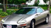Champagne color 2000 Chevrolet Camaro V6 automatic For Sale (1)