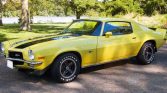 Classic 2nd gen yellow 1973 Z28 Chevrolet Camaro For Sale (1)