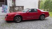 3rd gen red 1986 Chevrolet Camaro IROC-Z automatic For Sale (1)