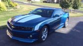 5th gen 2010 Aqua Blue Chevrolet Camaro SSRS 6.2 For Sale (1)