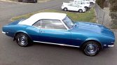 Classic 1st gen LeMans Blue 1968 Chevrolet Camaro For Sale (5)