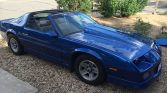 3rd gen blue 1989 Chevrolet Camaro T-tops automatic For Sale (2)