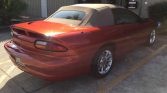 Sunset Orange Met 2002 Chevrolet Camaro SS convertible For Sale (2)