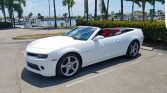 5th gen white 2014 Chevrolet Camaro RS 2LT convertible For Sale