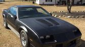 Flat black 1986 Chevrolet Camaro Z28 automatic For Sale (1)