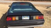Flat black 1986 Chevrolet Camaro Z28 automatic For Sale (9)