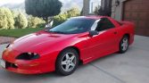 4th gen red 1997 Chevrolet Camaro RS V6 automatic For Sale