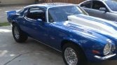2nd gen blue 1970 Split Bumper Chevrolet Camaro Z28 For Sale
