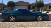 3rd generation blue 1991 Chevrolet Camaro V8 For Sale