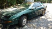 Green 1995 Chevrolet Camaro Z28 no motor trans For Sale