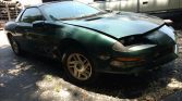 Green 1995 Chevrolet Camaro Z28 no motor trans For Sale
