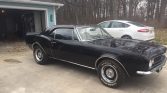 1st gen classic black 1967 Chevrolet Camaro 4spd For Sale