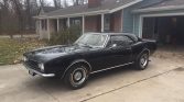 1st gen classic black 1967 Chevrolet Camaro 4spd For Sale