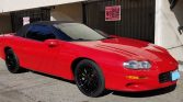 4th gen red 2002 Chevrolet Camaro V6 convertible For Sale