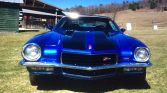 2nd gen blue 1973 Chevrolet Camaro LT Z28 tribute For Sale