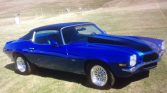 2nd gen blue 1973 Chevrolet Camaro LT Z28 tribute For Sale