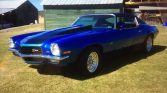 2nd gen blue 1973 Chevrolet Camaro LT Z28 tribute For Sale