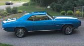 1st gen Lemans Blue 1969 Chevrolet Camaro Z28 X77 For Sale