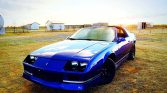 3rd generation blue 1990 Chevrolet Camaro V8 For Sale