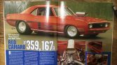 1st gen classic 1969 Pro Street Chevrolet Camaro For Sale