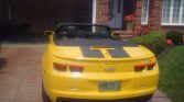 Yellow 2011 Chevrolet Camaro SS convertible 6spd For Sale