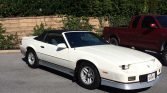 White 1988 Chevrolet Camaro convertible low miles For Sale