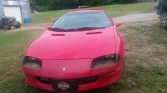 4th gen red 1996 Chevrolet Camaro V6 automatic For Sale