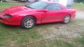 4th gen red 1996 Chevrolet Camaro V6 automatic For Sale