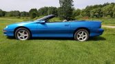 Blue 1999 Chevrolet Camaro V6 automatic convertible For Sale