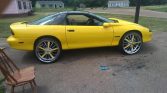 4th gen yellow 1997 Chevrolet Camaro Z28 automatic For Sale